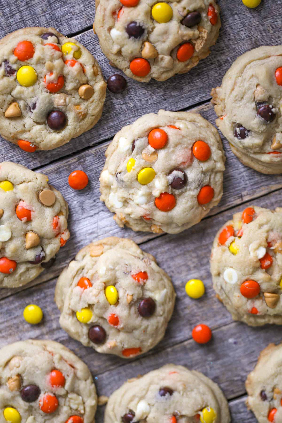 Reese's Pieces Cookies recipe peanut butter