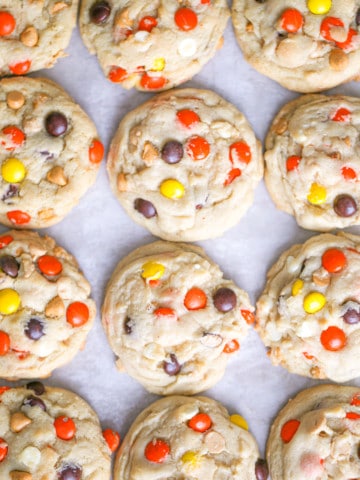 Reese's Pieces Cookies recipe peanut butter