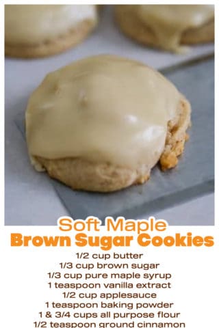 Soft Batch Maple Brown Sugar Cookies