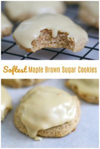 Soft Maple Brown Sugar Cookies