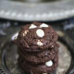 Chocolate Fudge White Chocolate Chip Cookies - Vegan & GF Options
