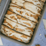 Maple Apple Pecan Bread with Maple Glaze