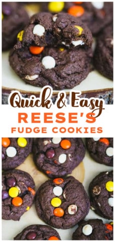 Reese's Chocolate Fudge Cookies