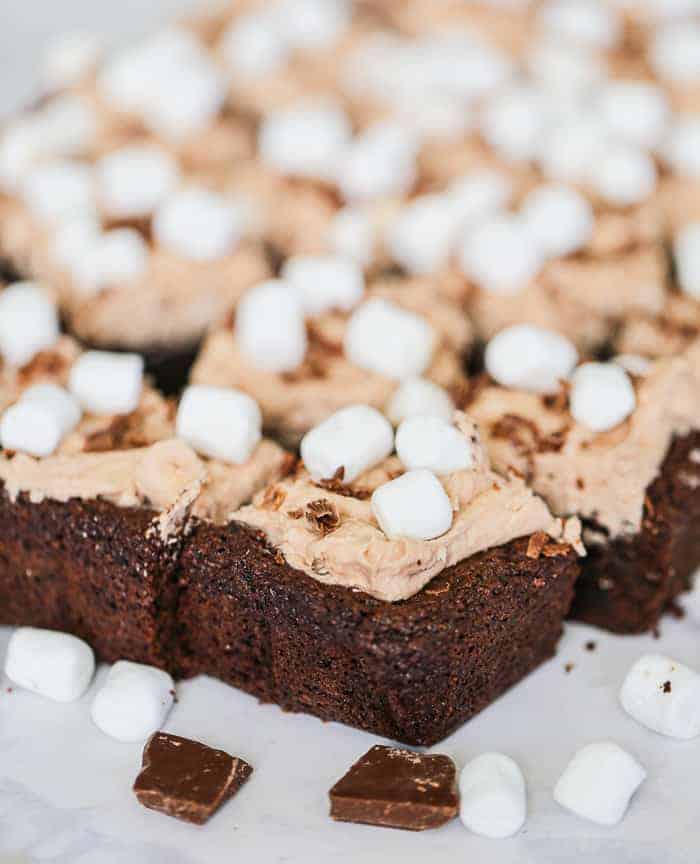 Cocoa Marshmallow Brownies - GF option