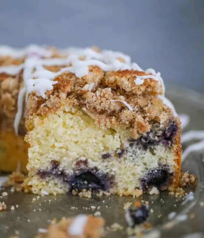 Blueberry Streusel coffee cake