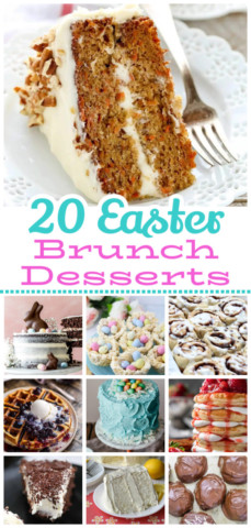 20 Easter Brunch Desserts You'll Rise For