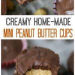 Creamy Home-made Mini Peanut Butter Cups