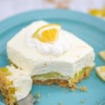 Lemon Layered Pudding Cheesecake Bars
