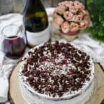 Decadent Red Wine Chocolate Cake