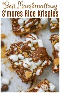 Best Marshmallowy S'mores Rice Krispies