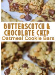 Oatmeal Butterscotch & Chocolate Chip Cookie Bars