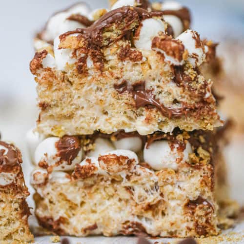 Best Marshmallowy S'mores Rice Krispies