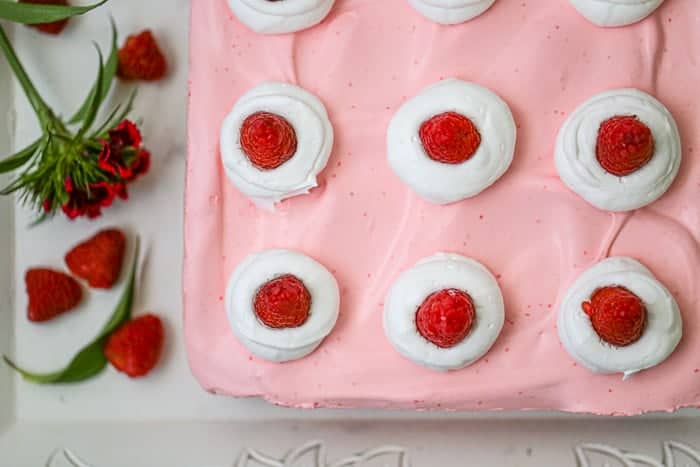 Raspberry Jello poke Cake recipe 