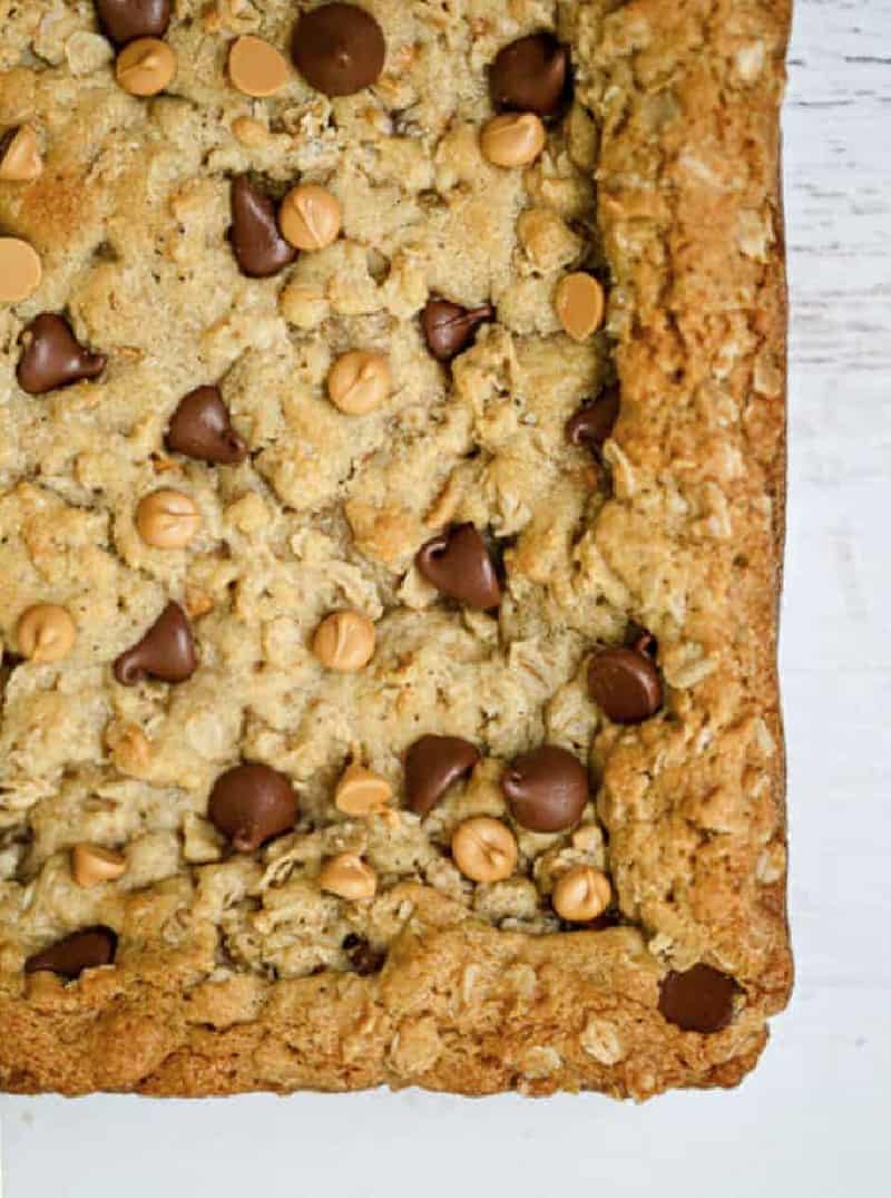 Butterscotch Chocolate Oatmeal Bars