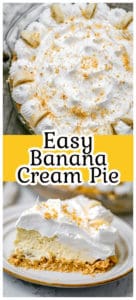no bake banana cream pie recipe