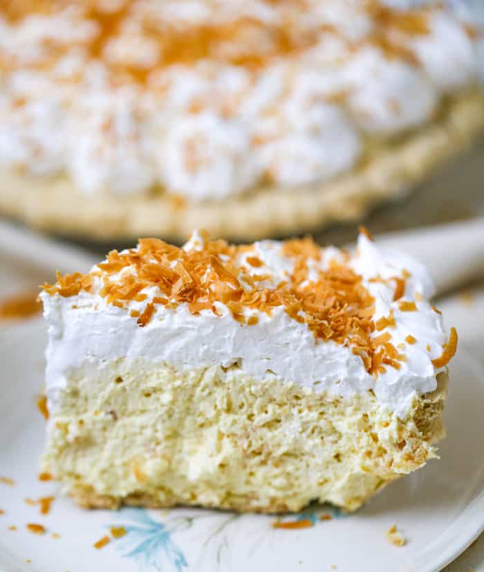 Coconut Cream Pie no bake recipe