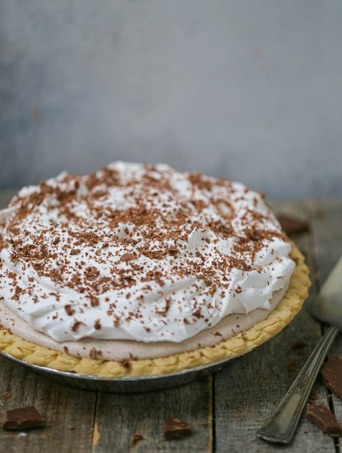 chocolate pudding cream pie