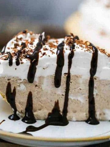Sonic Chocolate Shake Pudding Cream Pie - No Bake & Easy