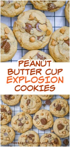 PEANUT BUTTER CUP EXPLOSION COOKIES