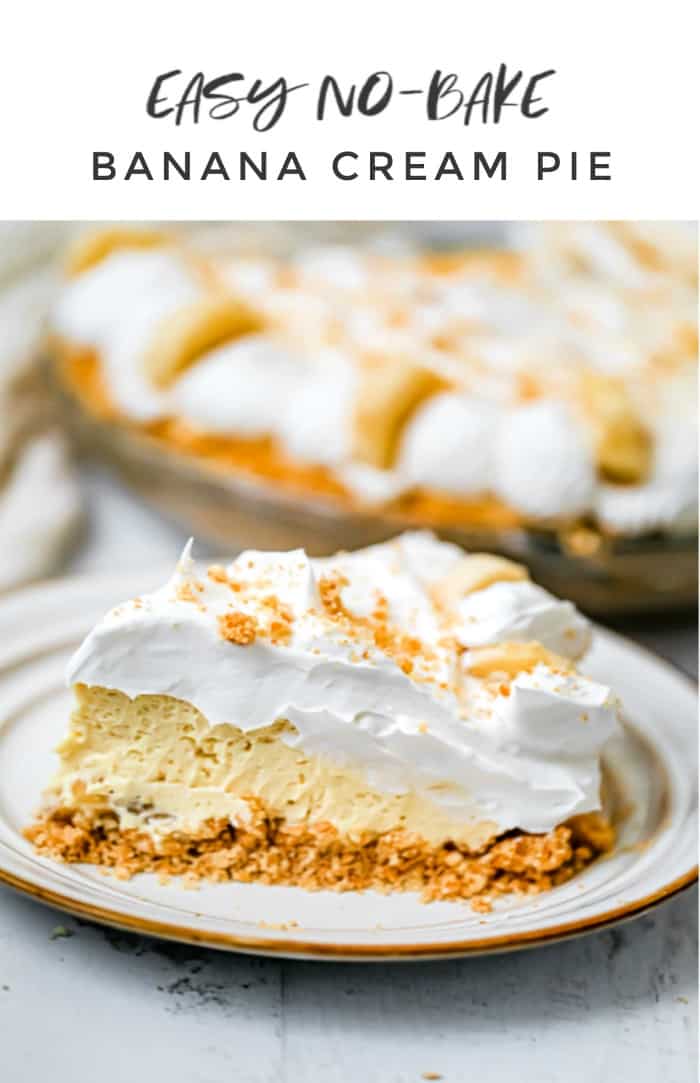 no bake banana cream pie recipe
