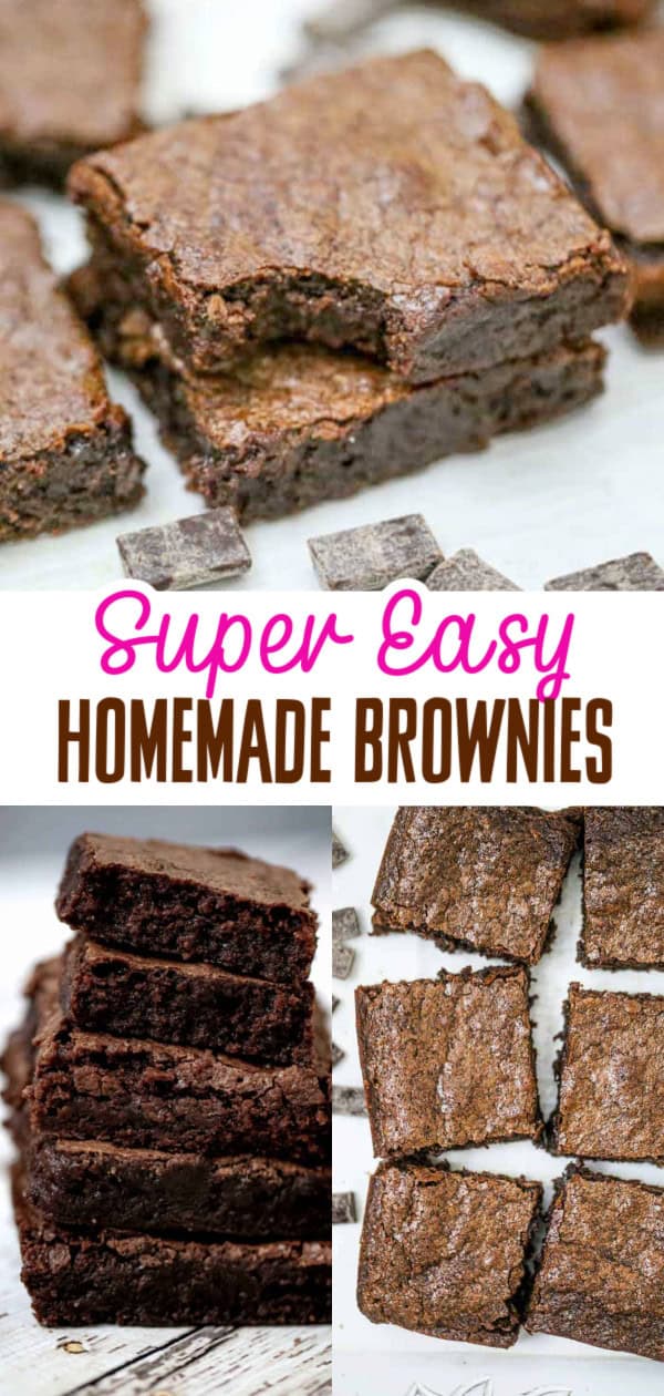 Effortlessly Fudgy Homemade Brownies 8 Super Easy homemade Brownies