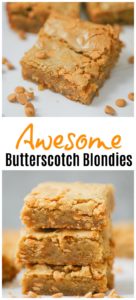 butterscotch blondie recipe