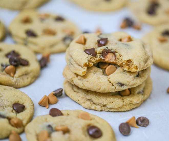 Soft Batch Peanut Butter Chocolate Chip Cookies