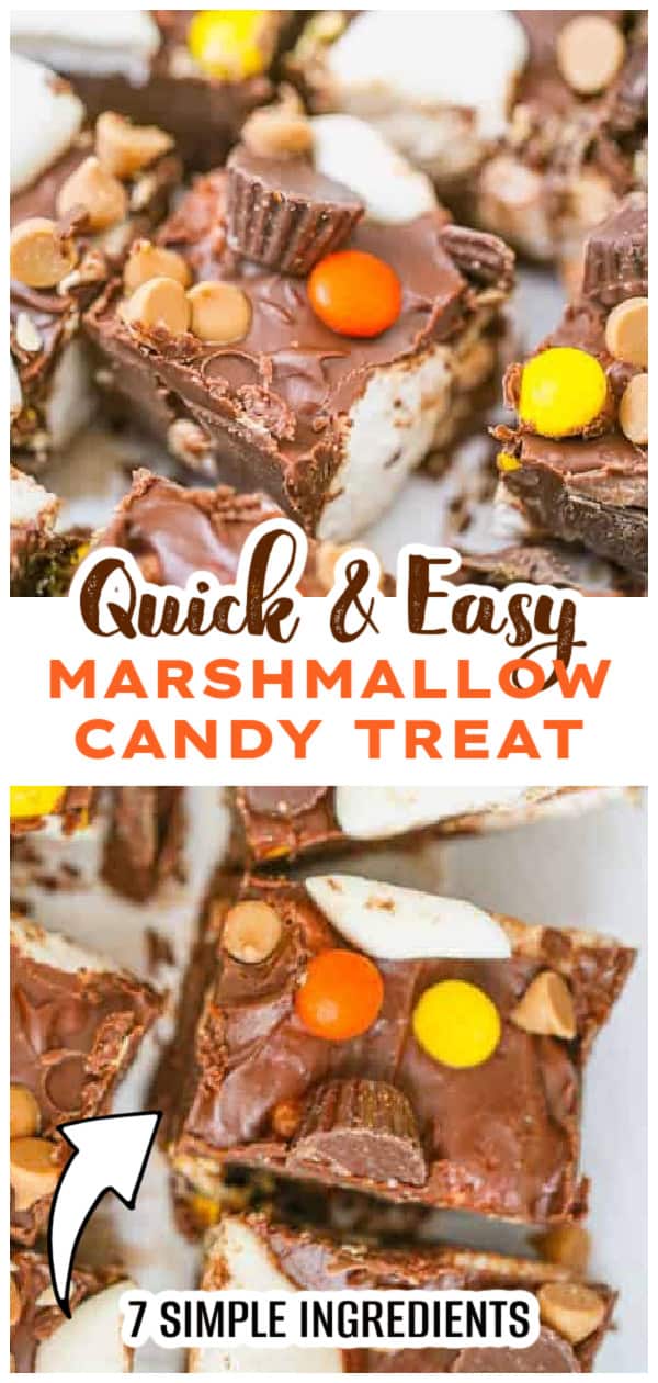 Chocolate Peanut Butter Marshmallow squares