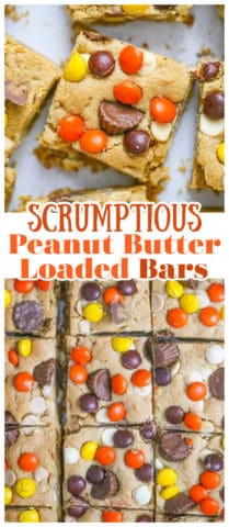 Scrumptious Peanut Butter Loaded Bars