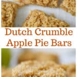 Easy Dutch Crumble Apple Pie Bars