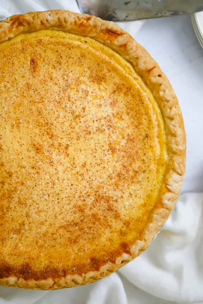 egg custard pie