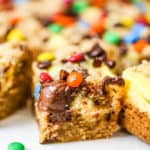 Peanut Butter Reese's Cream Cheese Cookie Bars