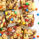 Reese’s Peanut Butter Cream Cheese Cookie Bars