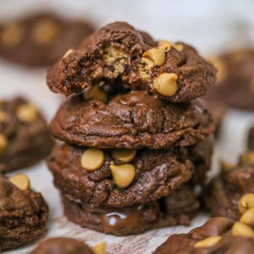 Peanut Butter Cup Chocolate Cookies