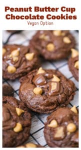 Peanut Butter Cup Chocolate Cookies