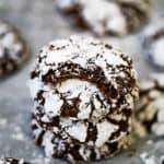 Best Fudgy Chocolate Crinkle Cookies