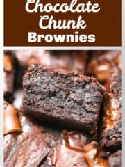 Fudgy Chocolate Chunk Brownies