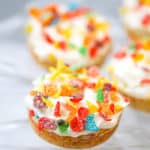 Fruity Pebbles Fluffy Baked Donuts
