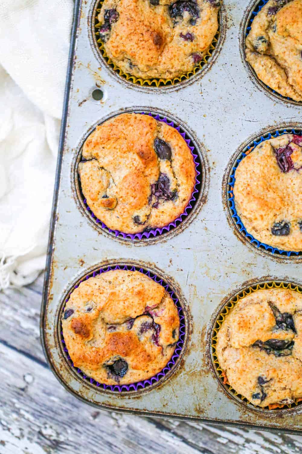 sugar-free blueberry muffins