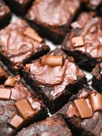 Fudgy Chocolate Chunk Brownies