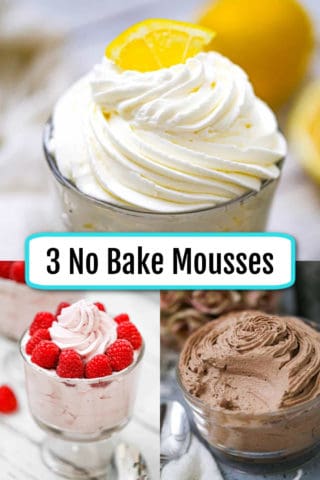 3 No Bake Mousses