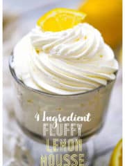 Keto Fluffy Lemon Burst Mousse