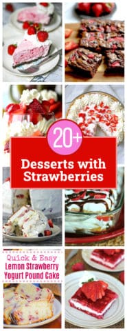 20 Dessert Delights Using Strawberries