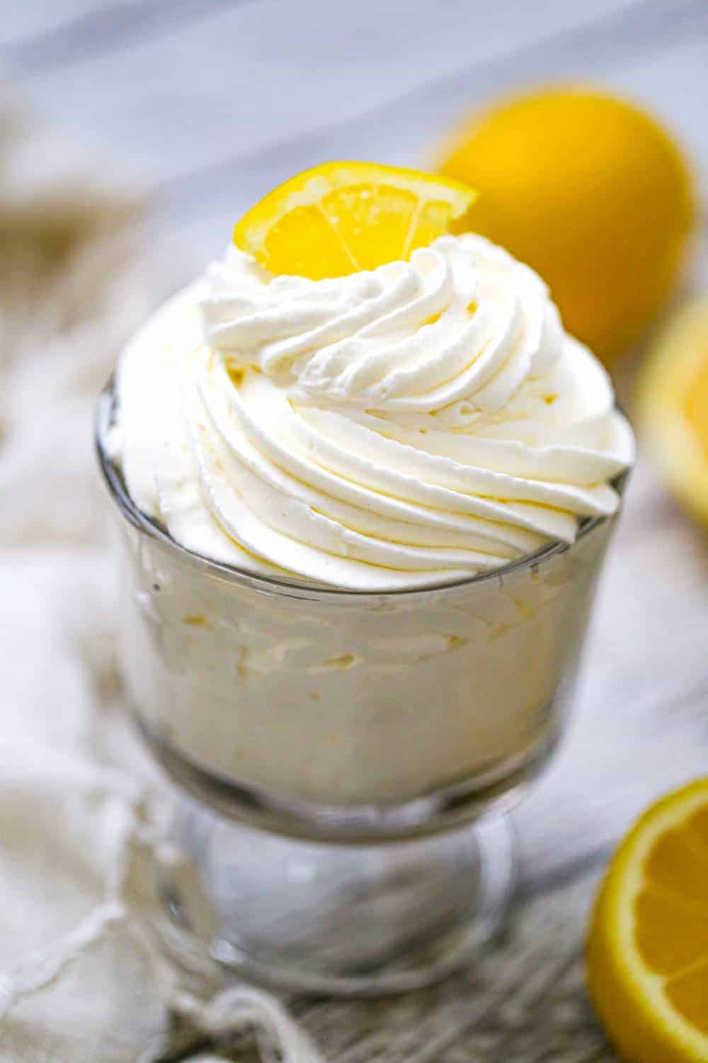 Keto Fluffy Lemon Mousse @ The Baking ChocolaTess easy light and fluffy desserts