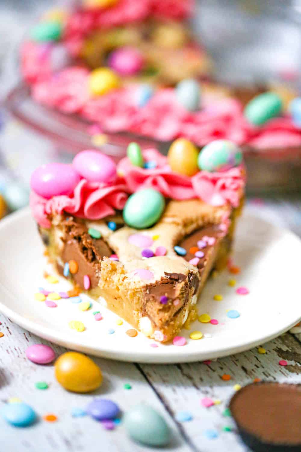 Leftover Candy Cookie Pie
