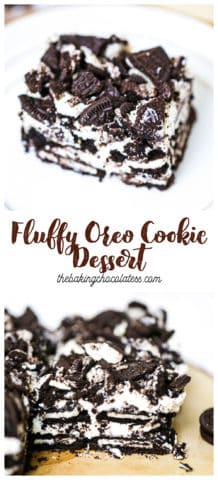4 Ingredient Fluffy Oreo Dessert
