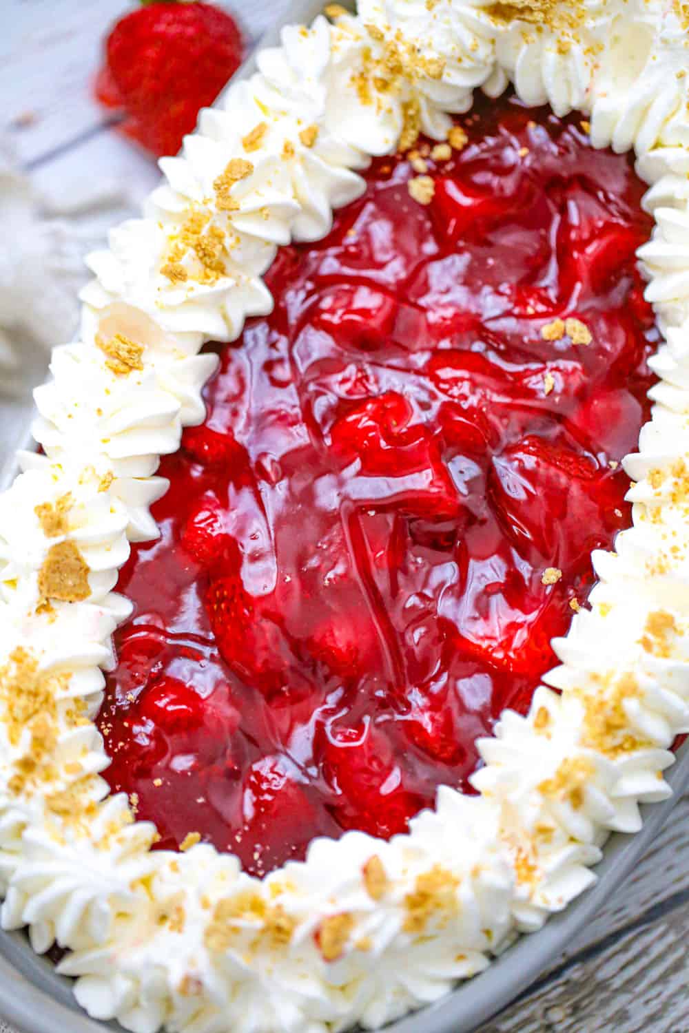 lemon cheesecake with strawberries