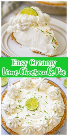 Easy Creamy Lime Cheesecake Pie