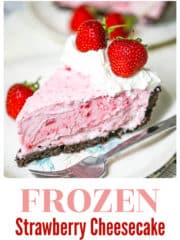 Frozen Strawberry Cheesecake