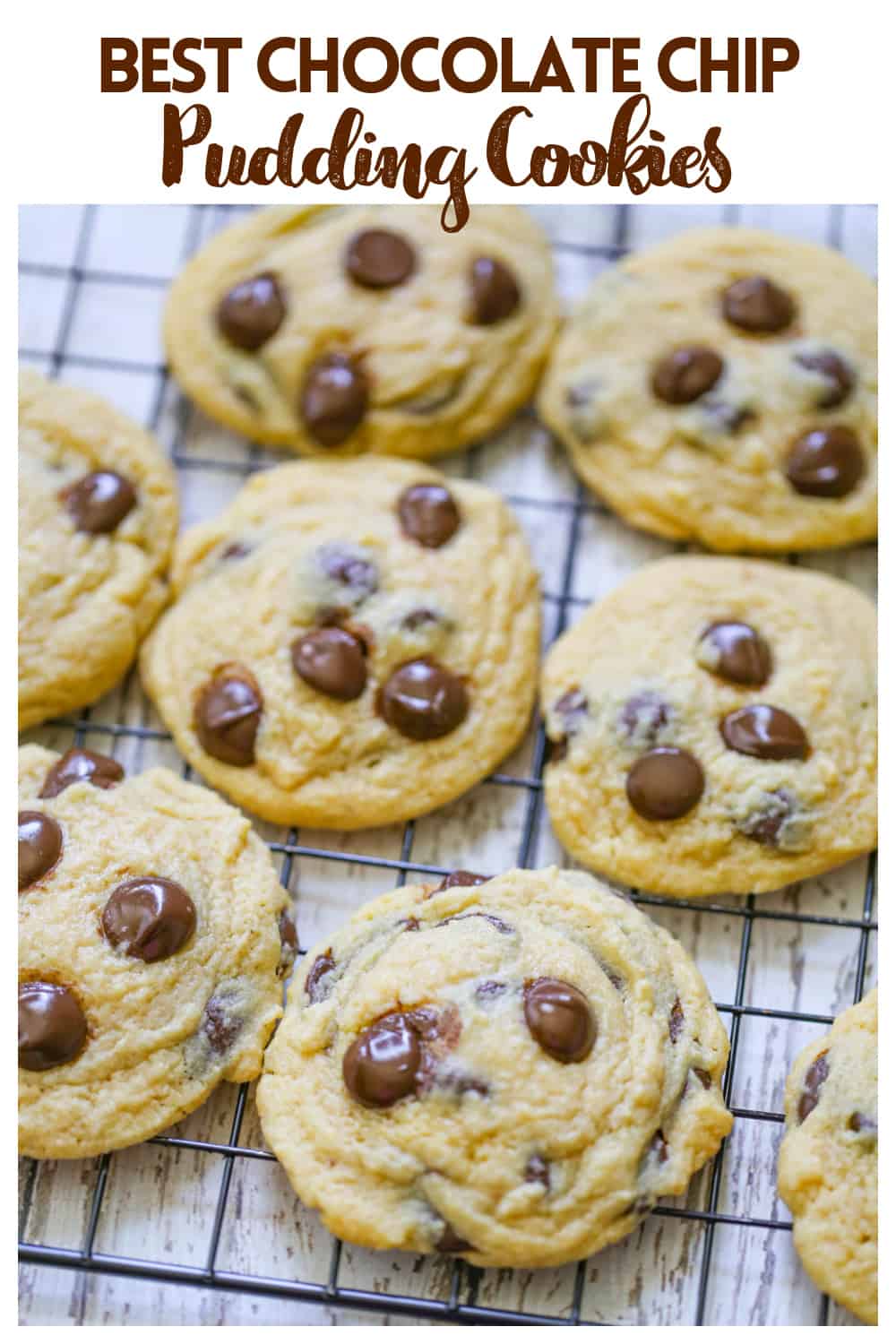 Home-made Chocolate Chip Pudding Cookies - The Baking ChocolaTess
